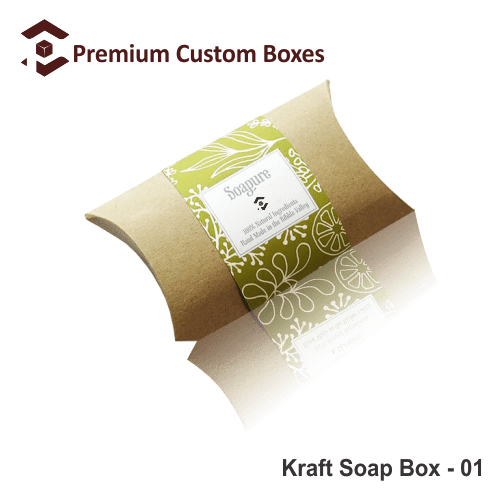 Custom Kraft Soap Boxes | Premium Custom Boxes | Kraft Soap Boxes