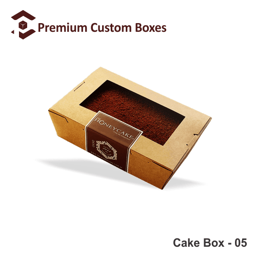 cake box packaging design