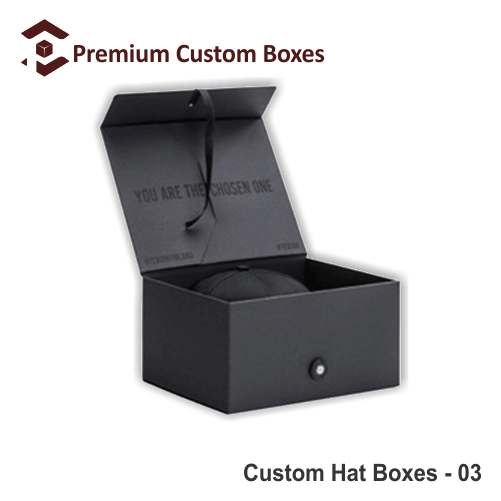 Buy Custom Printed Hat Boxes Wholesale USA