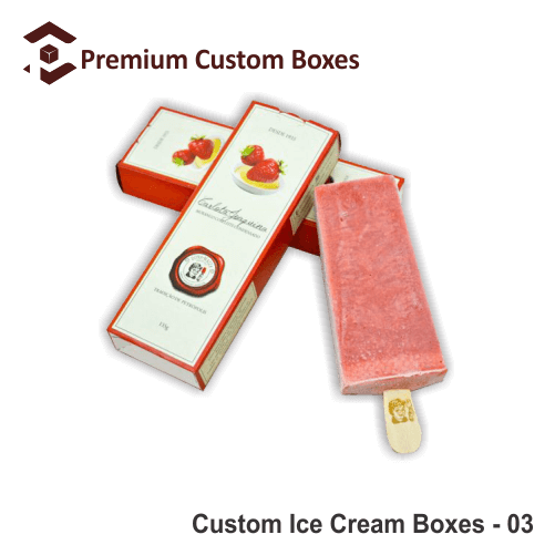 Custom Ice Cream Boxes, Custom Ice Cream Pint Containers