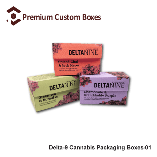 Delta 9 Cannabis Packaging Boxes | Premium Custom Boxes