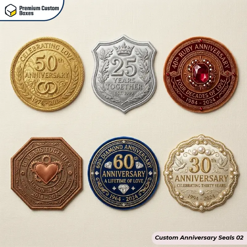 Custom Anniversary Seals