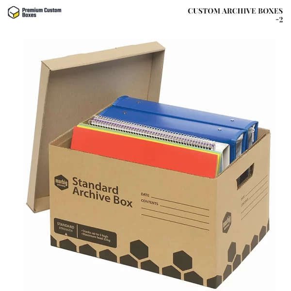 Custom Archive Boxes with lid 3