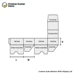 Custom Auto Bottom With Display Lid