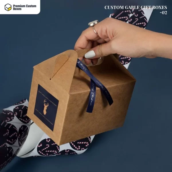 Custom Cardboard Gable Gift Boxes 02