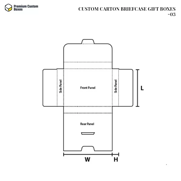 Custom Carton Briefcase Gift Boxes 03