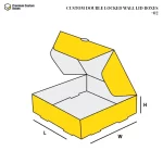 Custom Double Locked Wall Lid Boxes