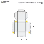 Custom Double Locked Wall Lid Boxes