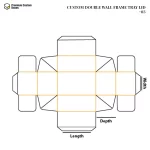 Custom Double Wall Frame Tray Lid