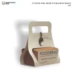 Custom Foil Medium Takeaway Boxes