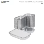 Custom Foil Medium Takeaway Boxes