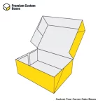 Custom Four Corner Cake Boxes