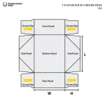 Custom Four Corner Tray