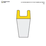 Custom Front Cut Out Display Tray