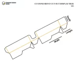 Custom Front Cut Out Display Tray