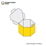 Custom Hexagon 2 PC Boxes