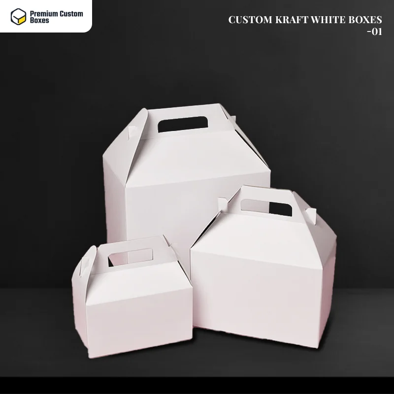 Custom Kraft White Boxes