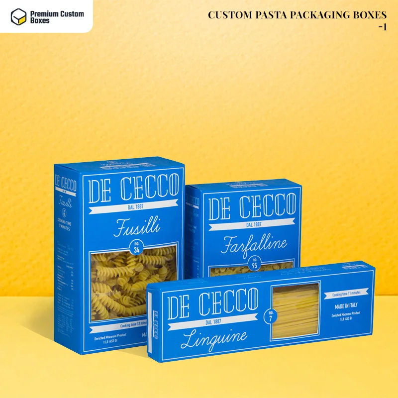 Custom Pasta Packaging Boxes