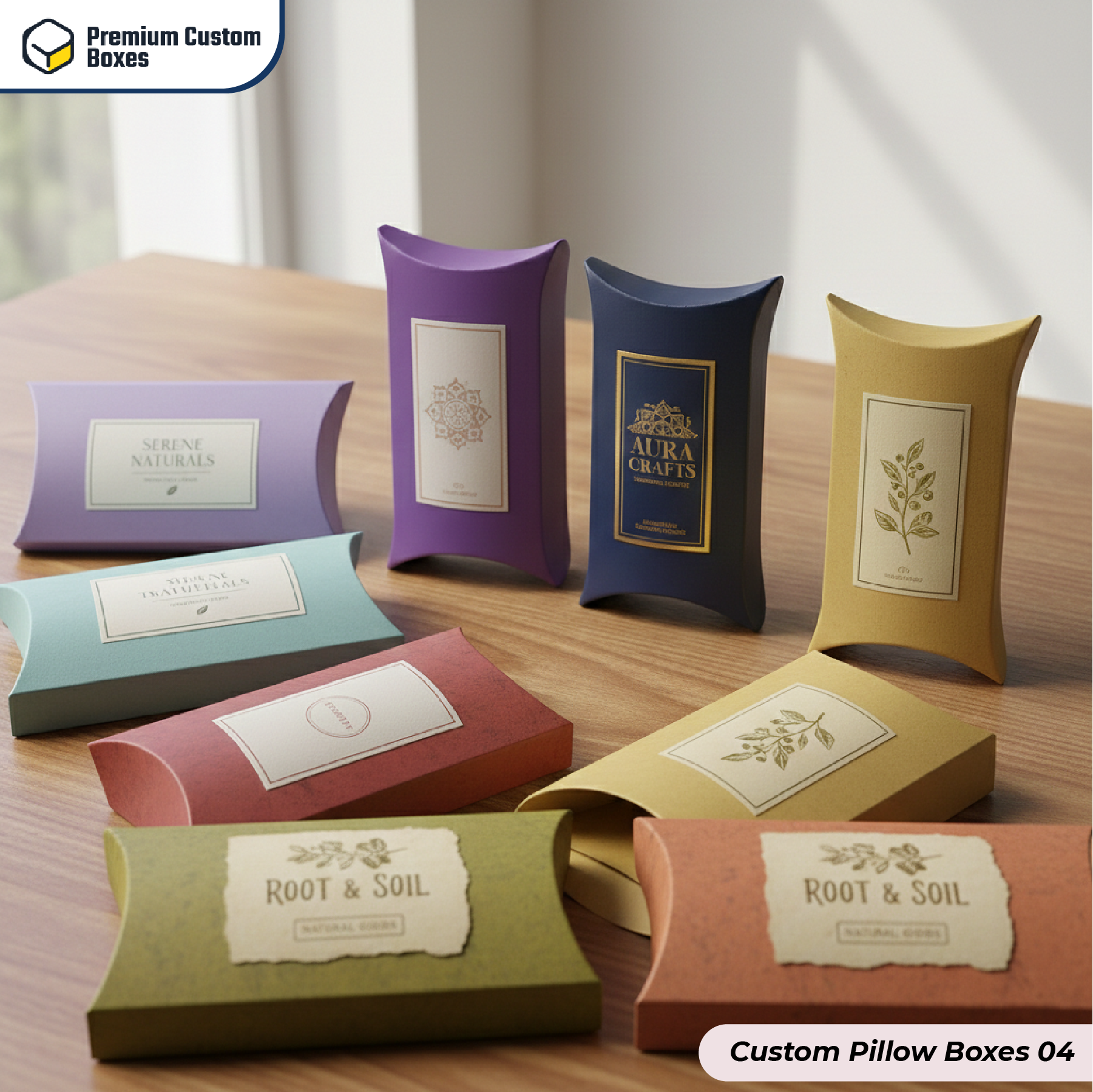 Custom Pillow Boxes
