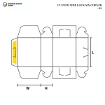 Custom Side Lock Six Corner