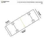 Custom Sleeve with Product Retainers