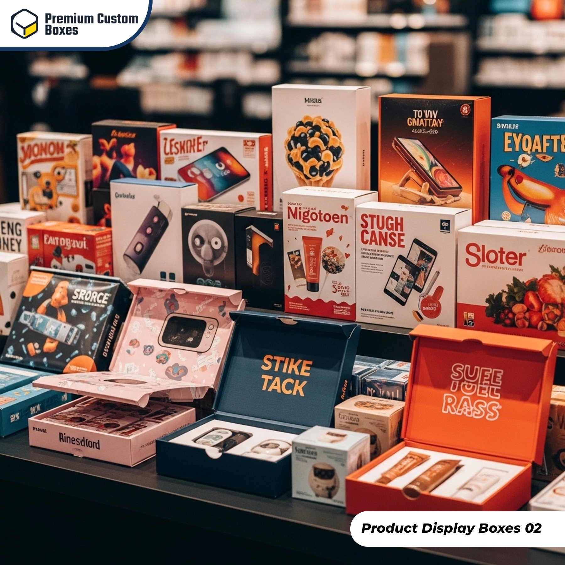 Custom Product Display Boxes