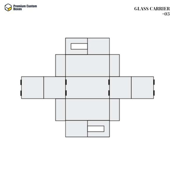 custom Glass carrier boxes wholesale