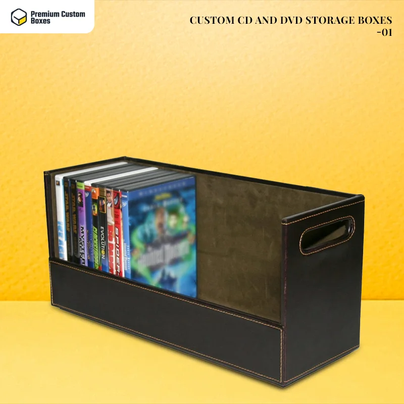 Custom CD and DVD Storage Boxes