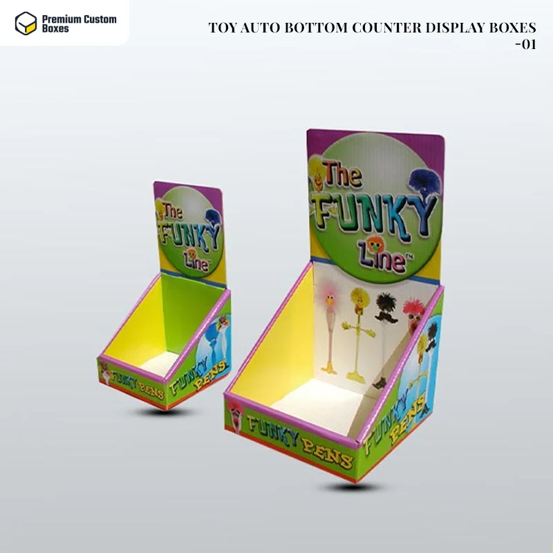 Toy Auto Bottom Counter Display Boxes