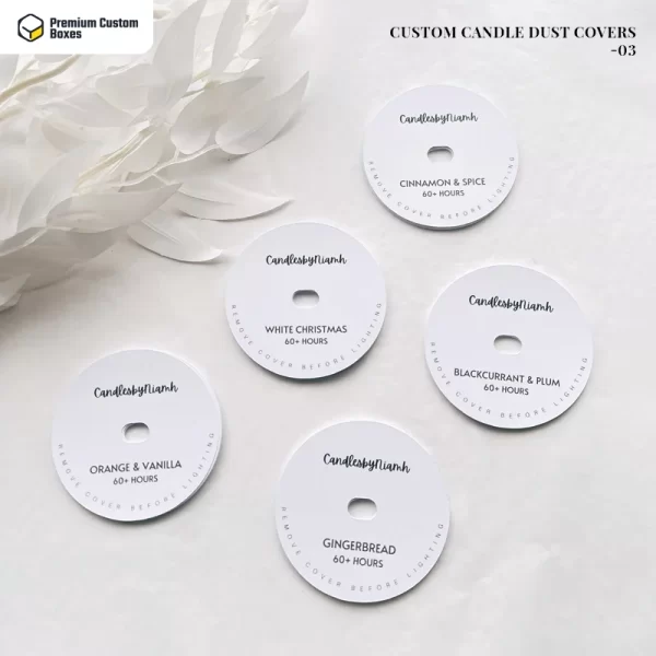 custom candle dust covers