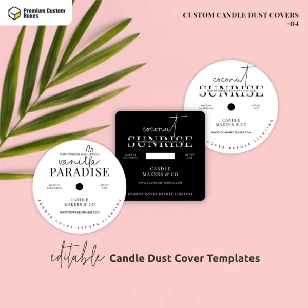 custom candle dust covers