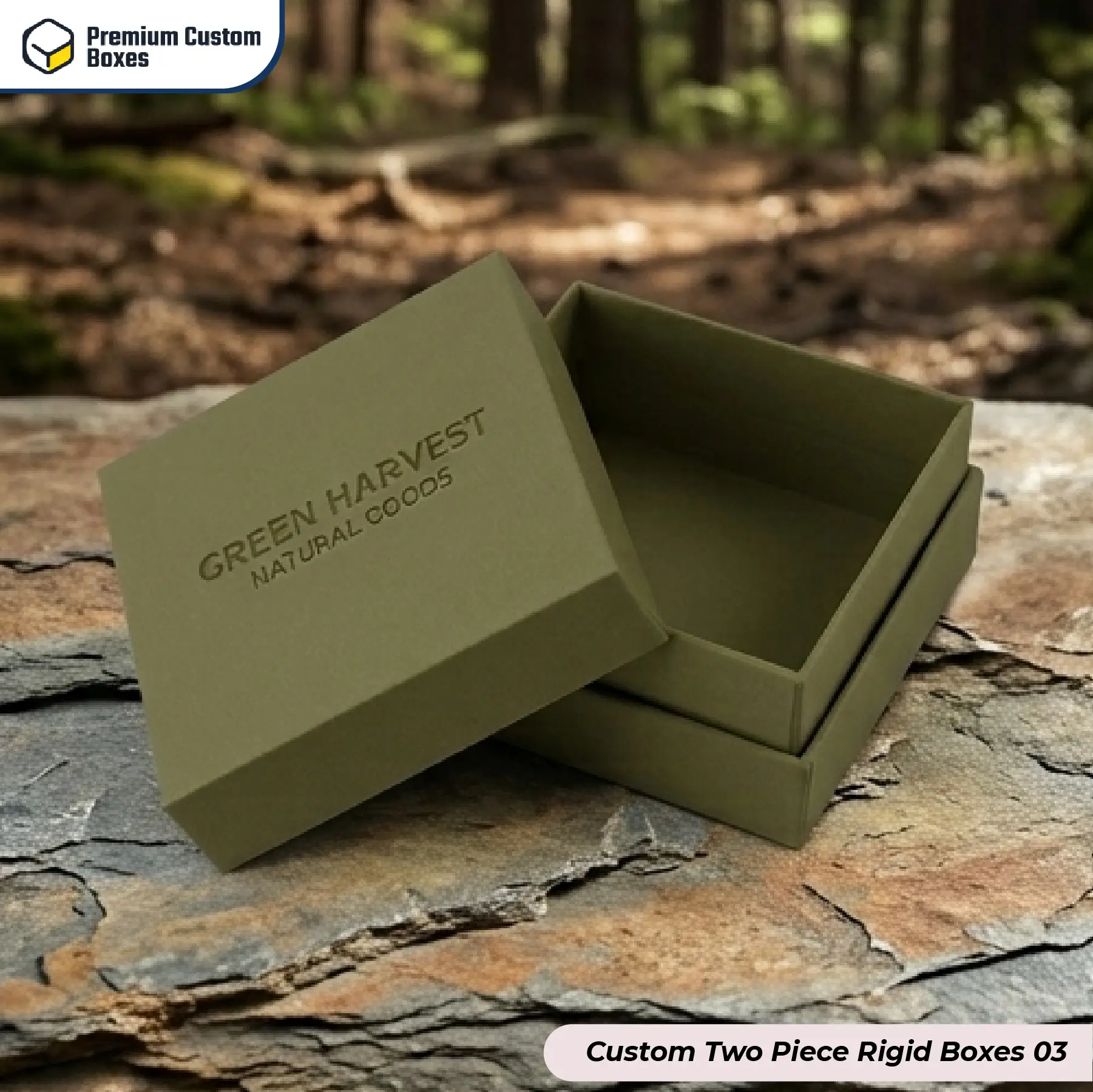 Custom Two Piece Rigid Boxes