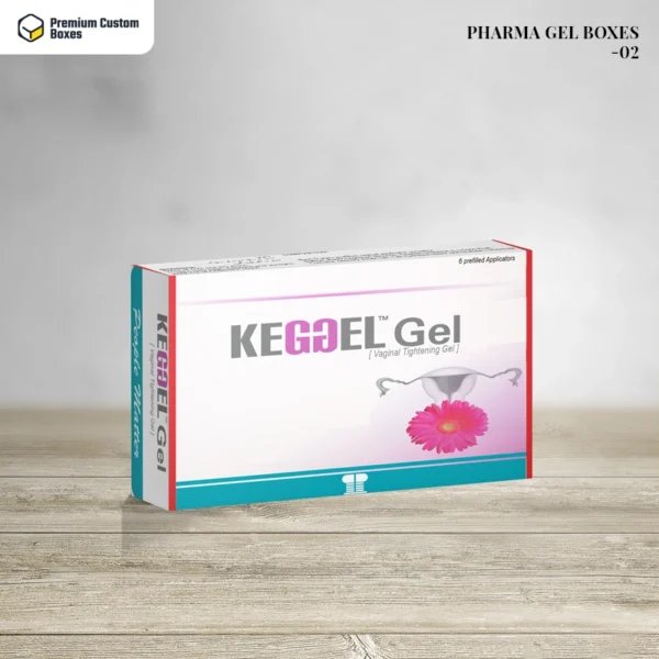 custom printed pharma Gel boxes