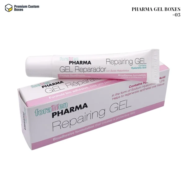 personalized pharma gel packaging boxes