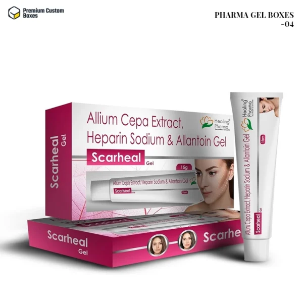 Customized pharma gel packaging boxes