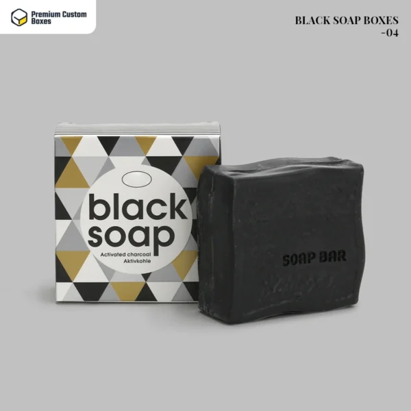 Black Soap Boxes Packaging 04