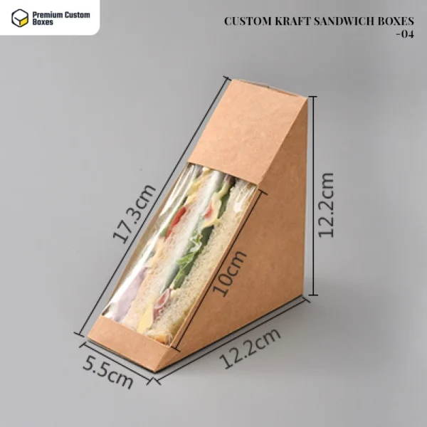 Custom Kraft Sandwich Boxes With Logo 04