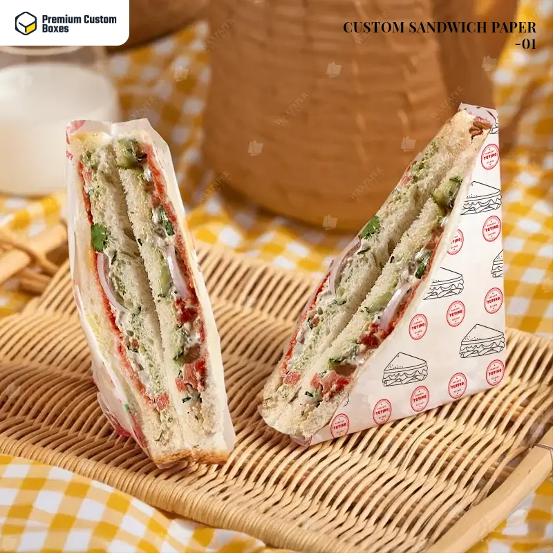 Custom sandwich paper