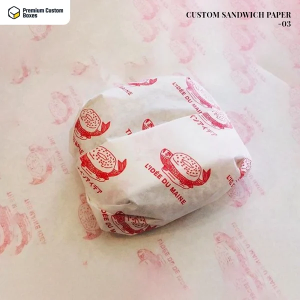 Custom Sandwich Paper Wholesale