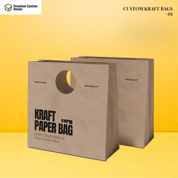 Custom kraft bags wholesale