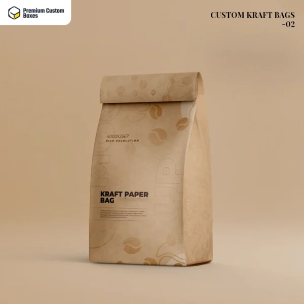 Custom kraft bags with logo