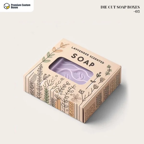 Die Cut Soap Boxes packaging