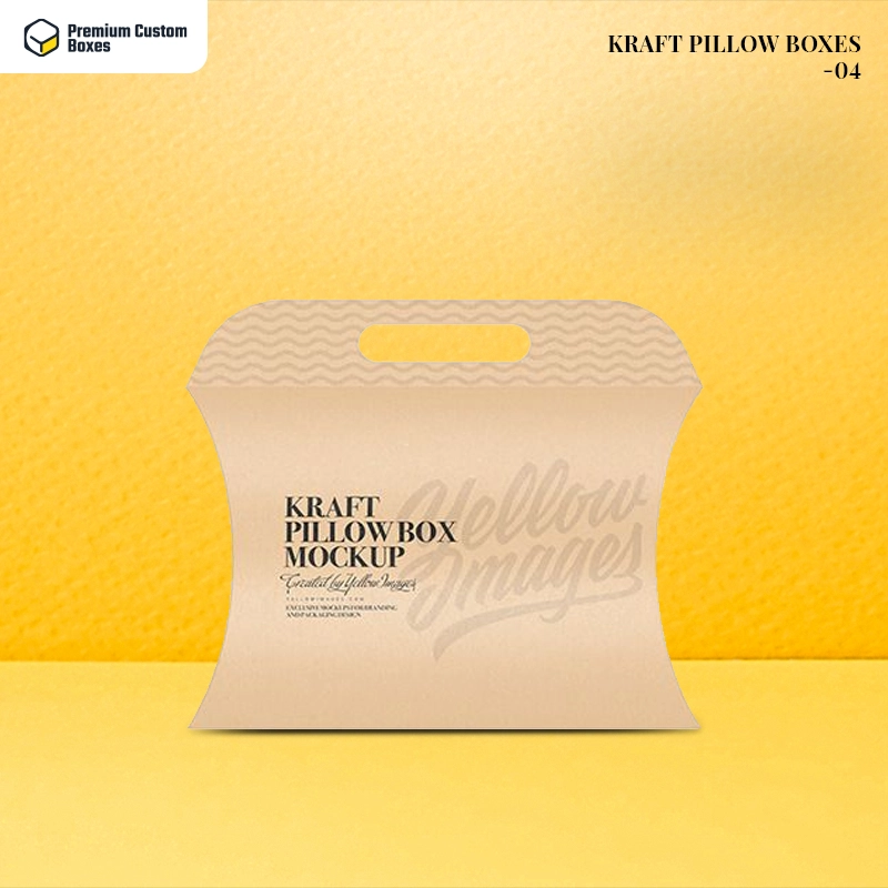 Custom Kraft Pillow Boxes