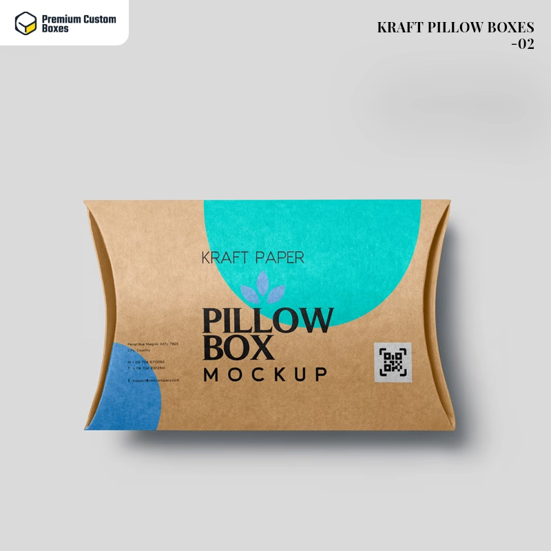 Custom Kraft Pillow Boxes