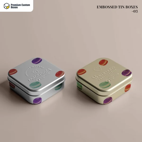 Embossed Tin Boxes Wholesale