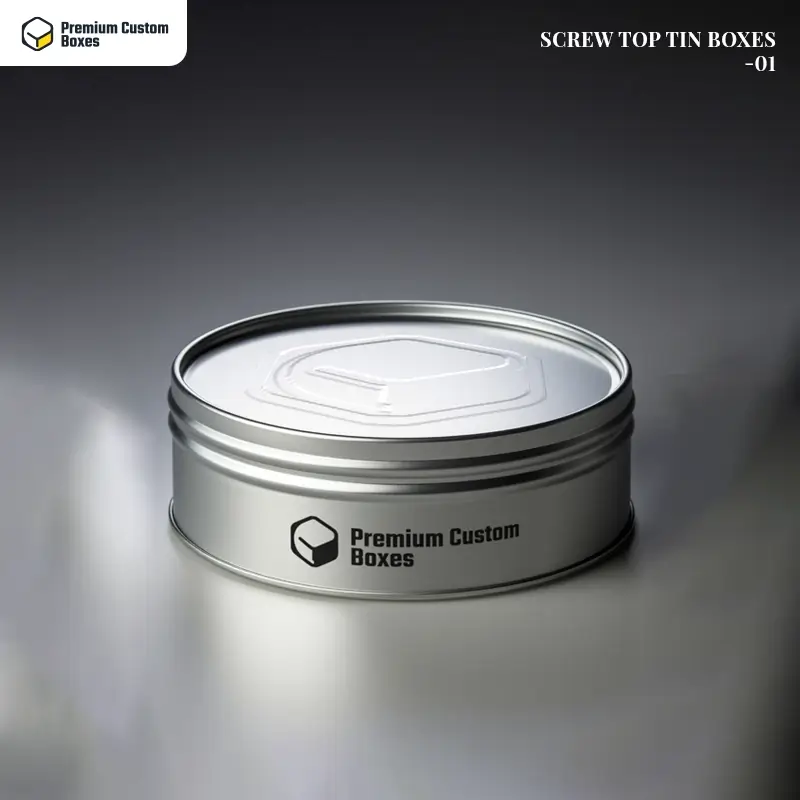 Custom Screw Top Tin Boxes