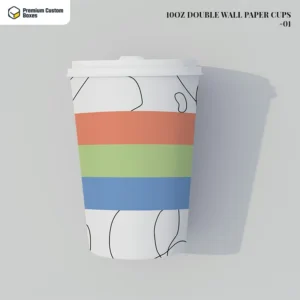 Custom 10oz Double Wall Paper Cups
