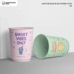 Custom 20oz Single Wall Paper Cups