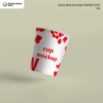 Custom 20oz Single Wall Paper Cups