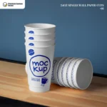 Custom 24oz Single Wall Paper Cups